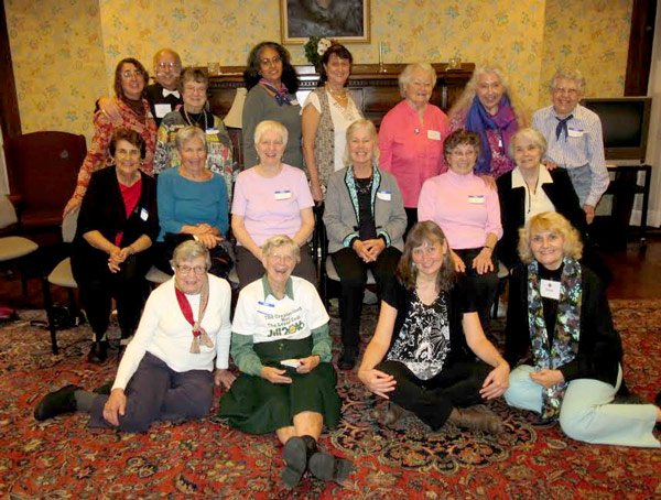 Attendees at the fall 2016 WILPF New England Retreat