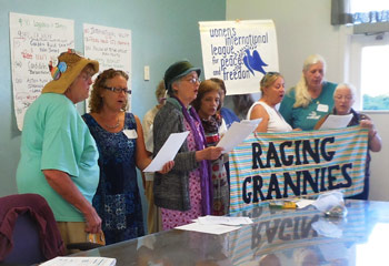 Raging Grannies  Photo: Cherrill Spencer 