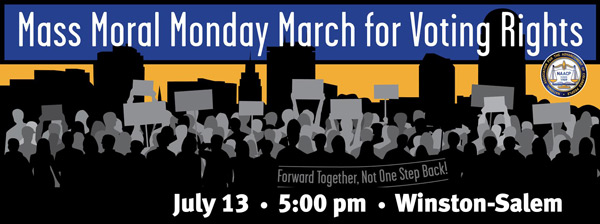 Mass Moral Monday March for Voting Rights