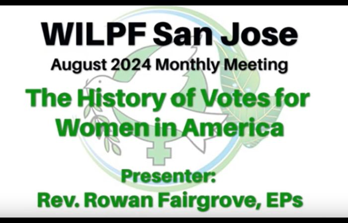 WILPF San Jose Monthly Meeting