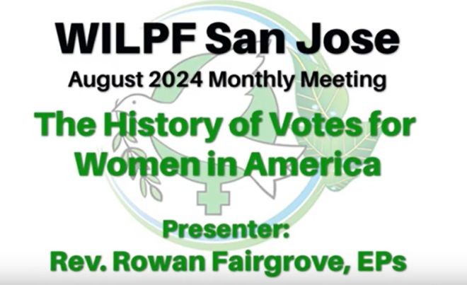 WILPF San Jose Monthly Meeting