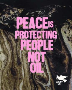 Peace is protecting people, not oil