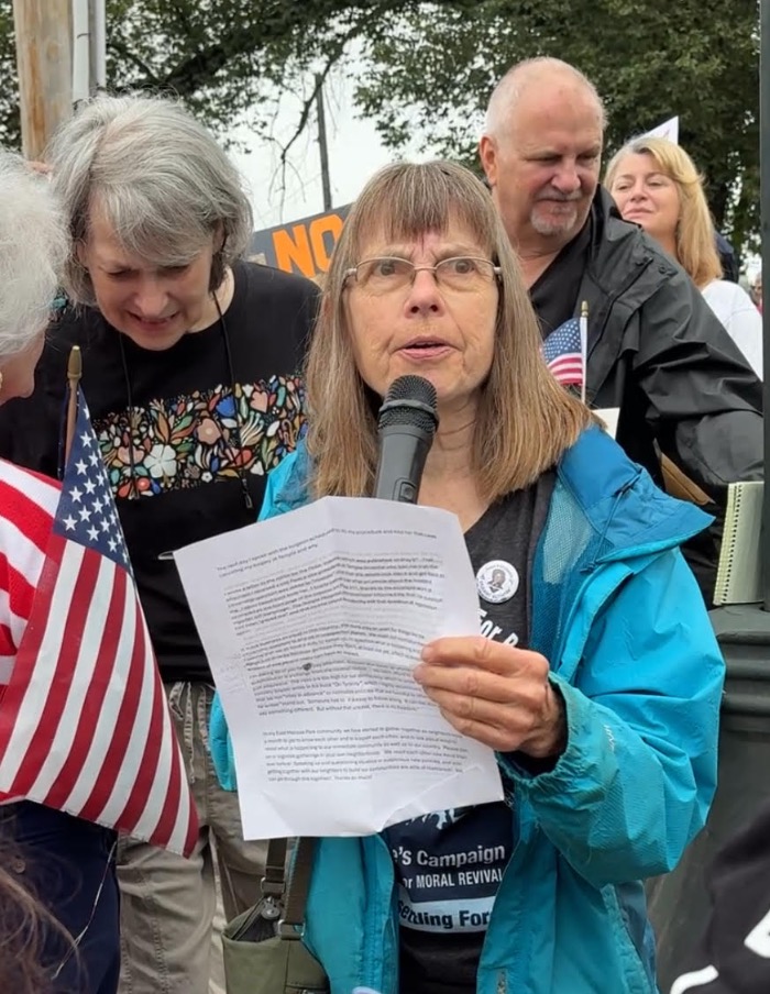 Glenside, PA No Kings protest