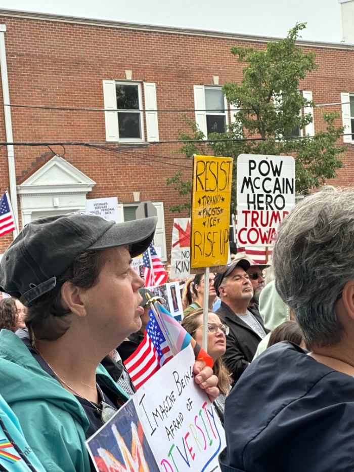 Media, PA No Kings protest