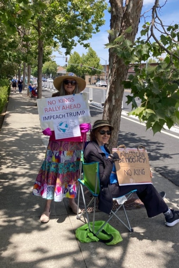 Palo Alto, CA No Kings protest