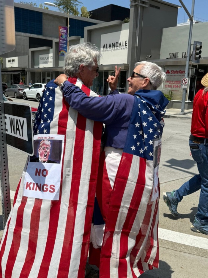 Los Angeles, CA No Kings protest